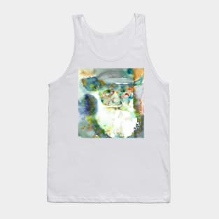 CHARLES DARWIN watercolor portrait .2 Tank Top